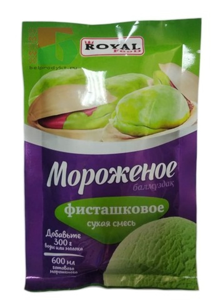 Мороженое Фисташковое сухая смесь 100г. Royal Food