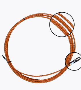 Протяжка кабельная 4,5мм 5 метров оранжевый