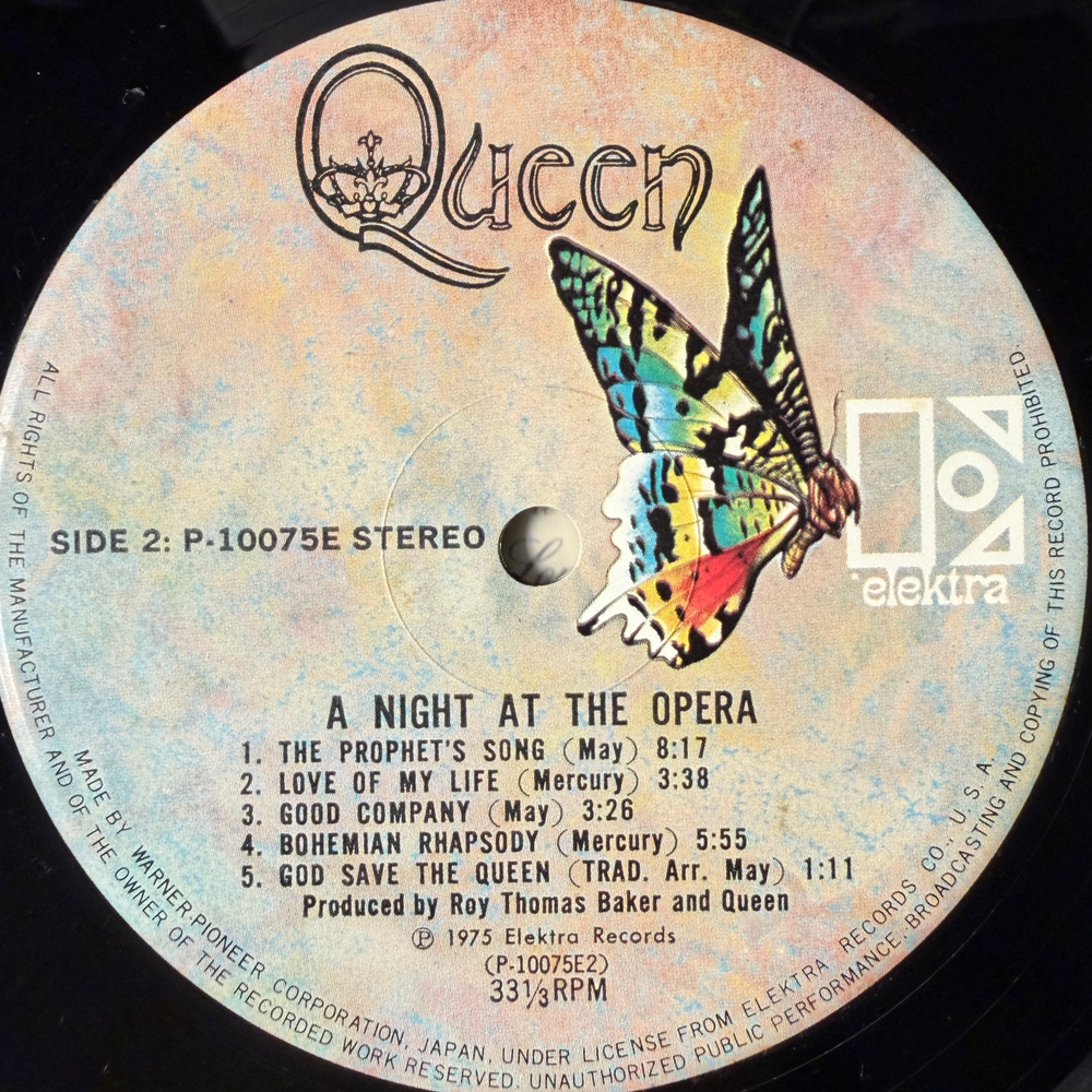 Queen - A Night At The Opera (Япония 1975г.)