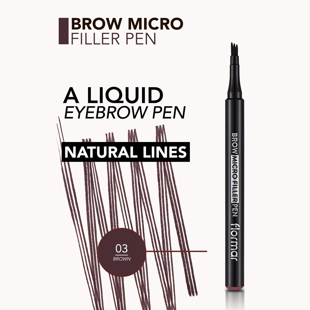 flormar Brow Micro Filler Pen - ручка для бровей, 1,1 ml