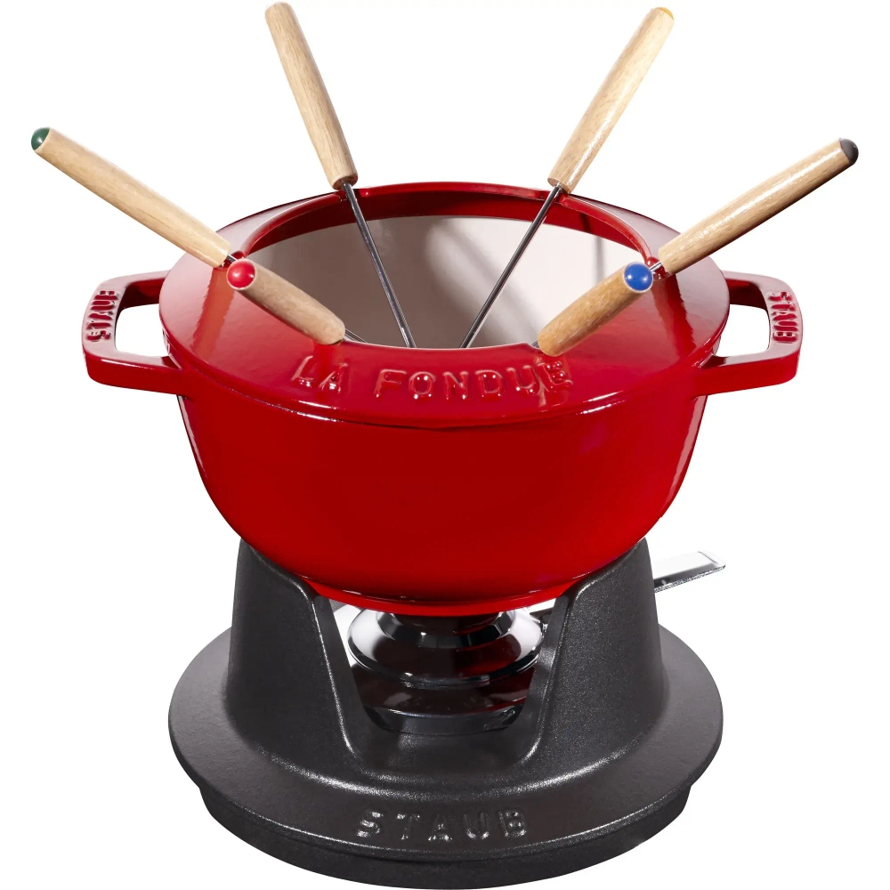 STAUB Набор для фондю 18 см красный