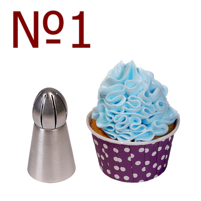 Насадка кондитерская Восточная роза №1, Китай