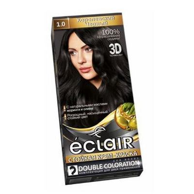 ECLAIR 3D Крем-краска (Королевский черный) 1.0
