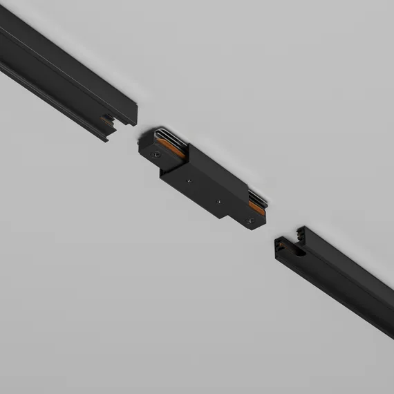 Прямой коннектор питания с вводом питания Unity черный Technical tra001cb-11b