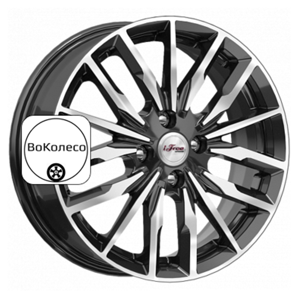 6x16/4x100 ET37 D60,1 Миконос (КС946) Блэк Джек iFree