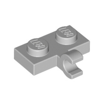 Lego 50шт Модиф. Плитка размером 1x2 с гориз. зажимом сбоку (светло-серый) 11476-6313114