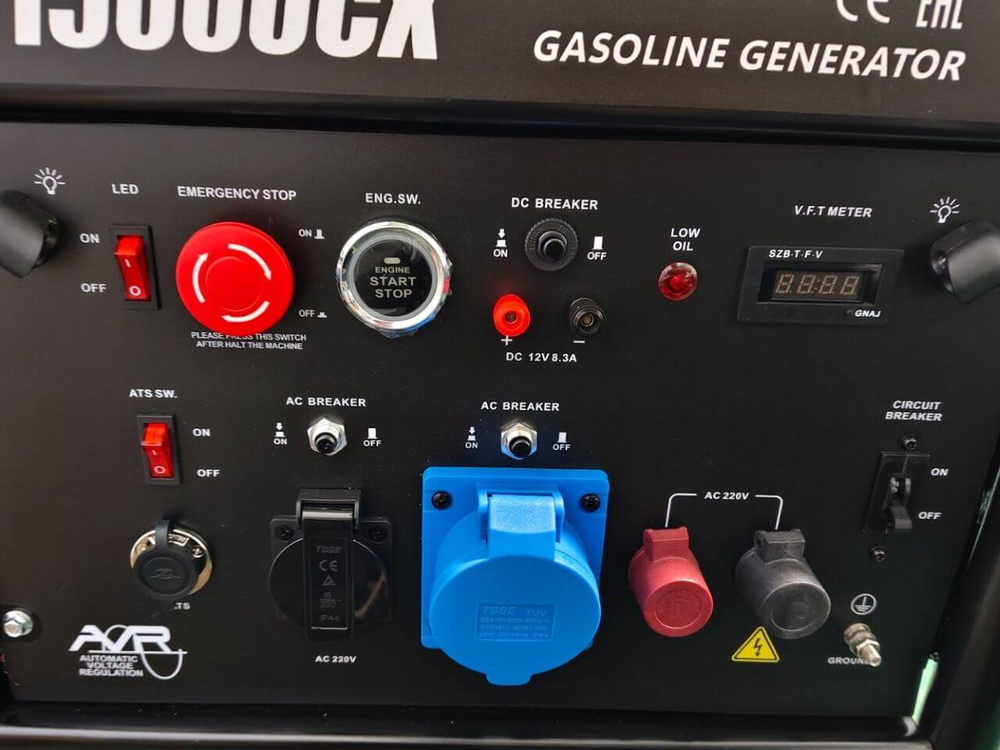 Бензиновый генератор Zammer S15000CX