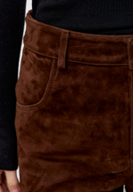 Шорты из натуральной замши