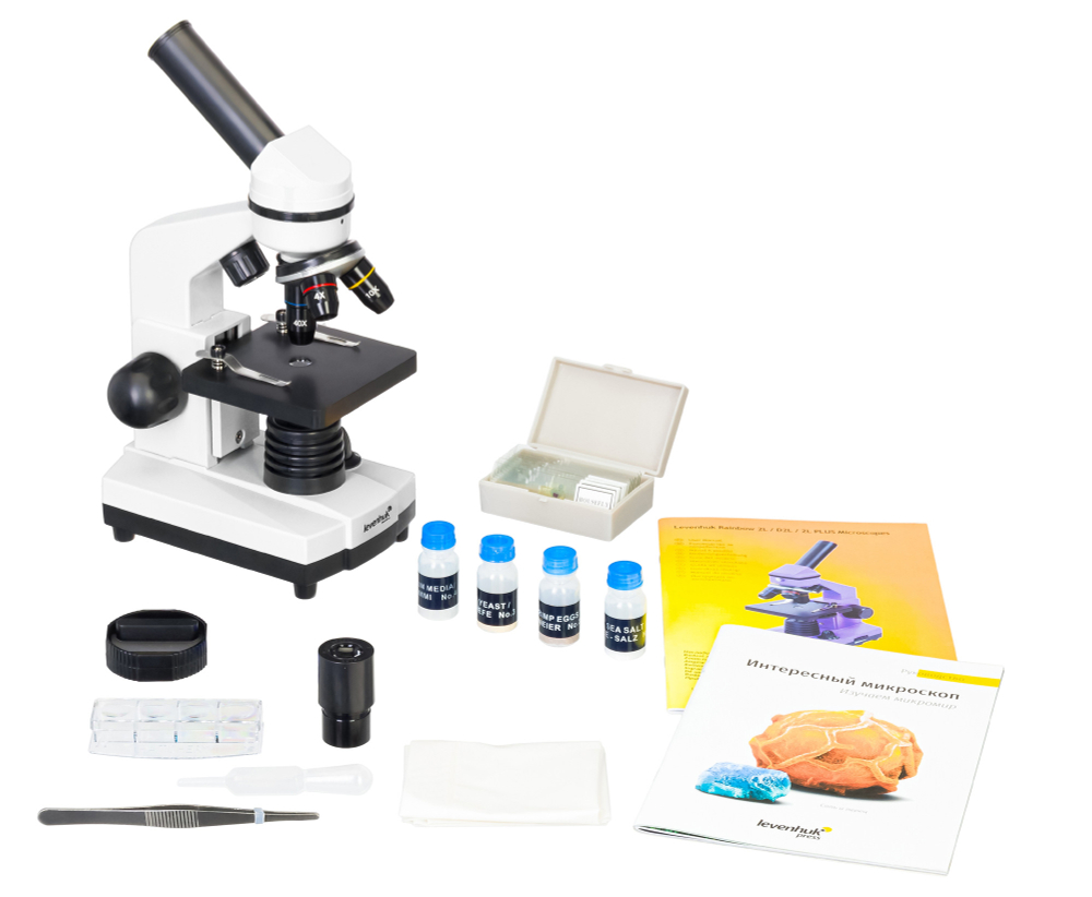 Микроскоп Levenhuk Rainbow 2L Moonstone\Лунный камень - фото 12