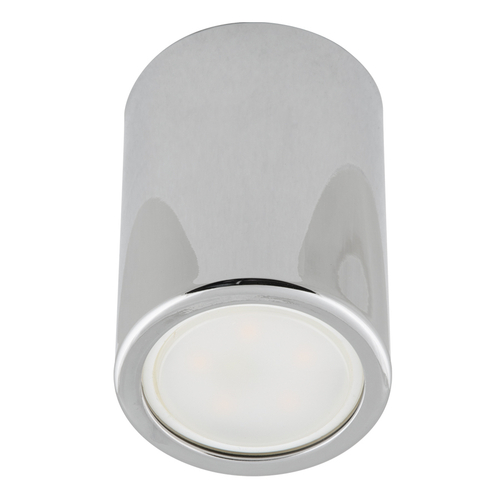 DLC-S601 GU10 CHROMEСветильник декоративный накладной, серия Sotto. Без лампы, цоколь GU10. Металл. Хром. TM Fametto