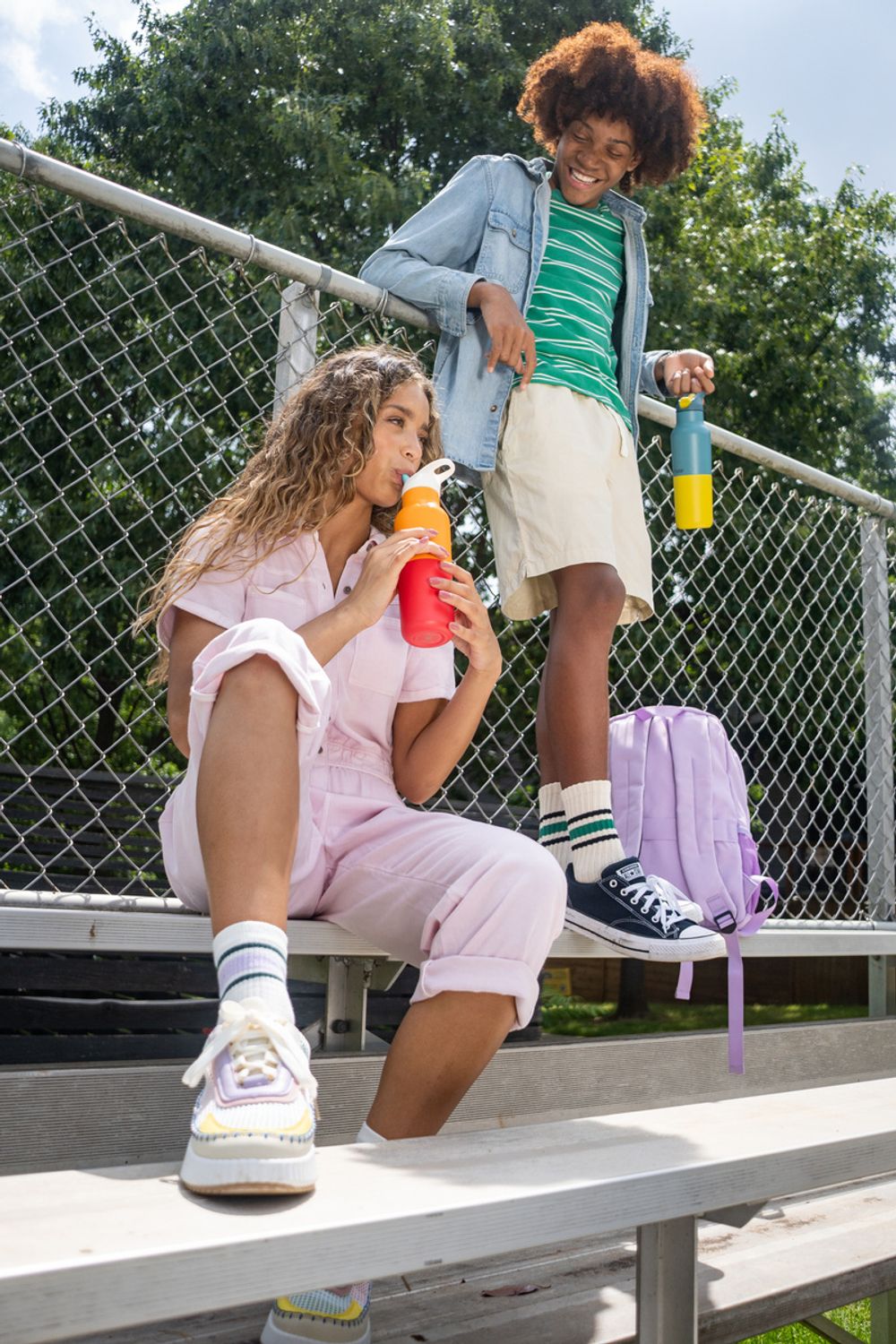 Термобутылка Klean Kanteen Rise Vac Classic Flip Sport 16oz (473 мл) Brittany Kaleidoscope