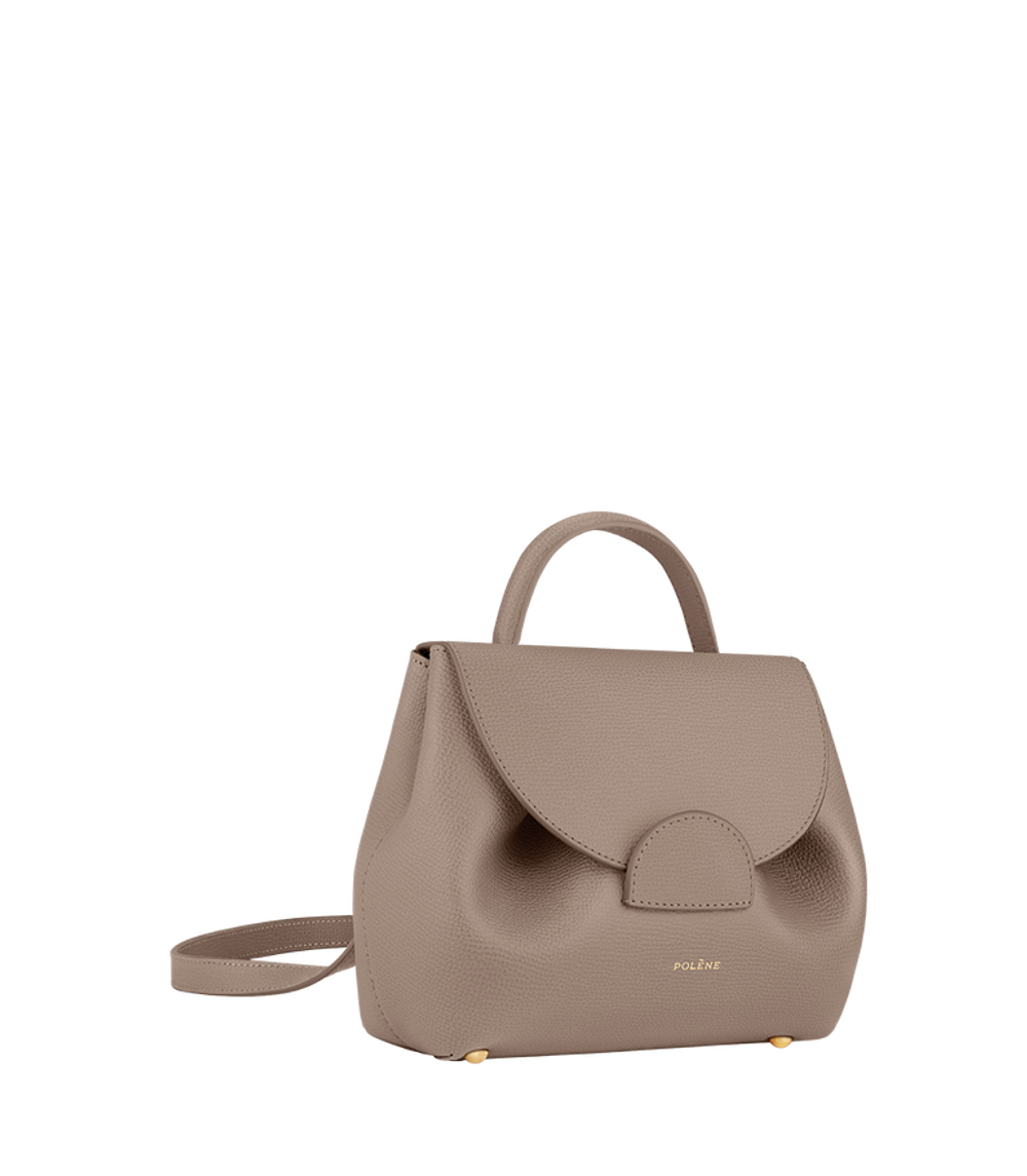 Сумка Polene Numéro Un Nano EDITION TEXTURED TAUPE