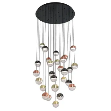 Каскадная люстра 145.8W 4000K 4371-27P бронзовый Luna Favourite