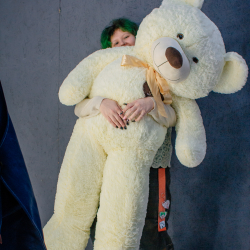 Очаровательный плюшевый медведь-гигант 150 см