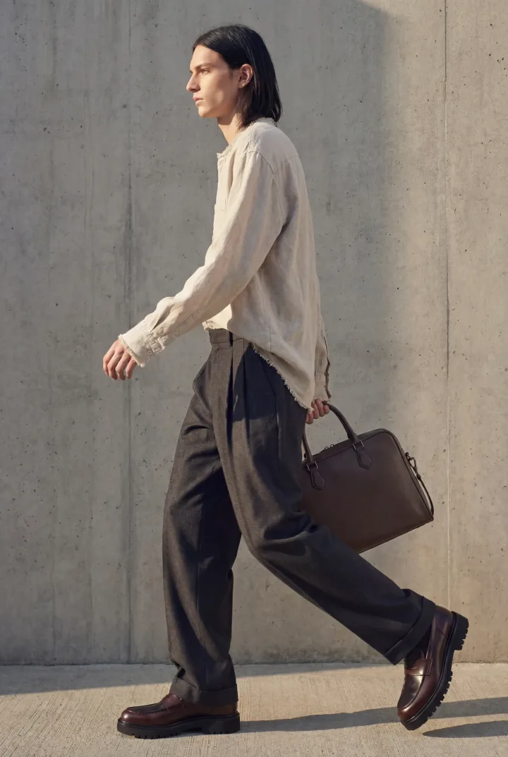 Мужская льняная рубашка «FERMO»