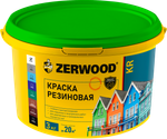 ZERWOOD KR Краска резиновая Красно-коричневая (RAL 8004) 3кг (ИжСинтез)