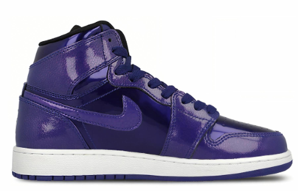 Кроссовки Jordan Air Jordan 1 Retro High Bg Deep Royal (Женская размерная сетка)