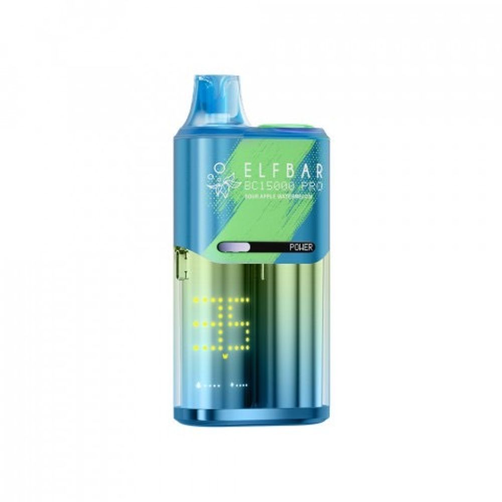Elf bar BC15000 PRO (13мл) - Кислое Яблоко, Арбуз (м)