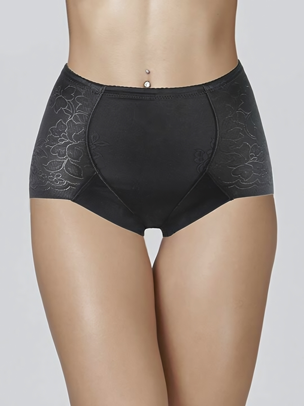 Высокие трусики-утяжки Ssorosate (Размер: XL) (Цвет: черный)