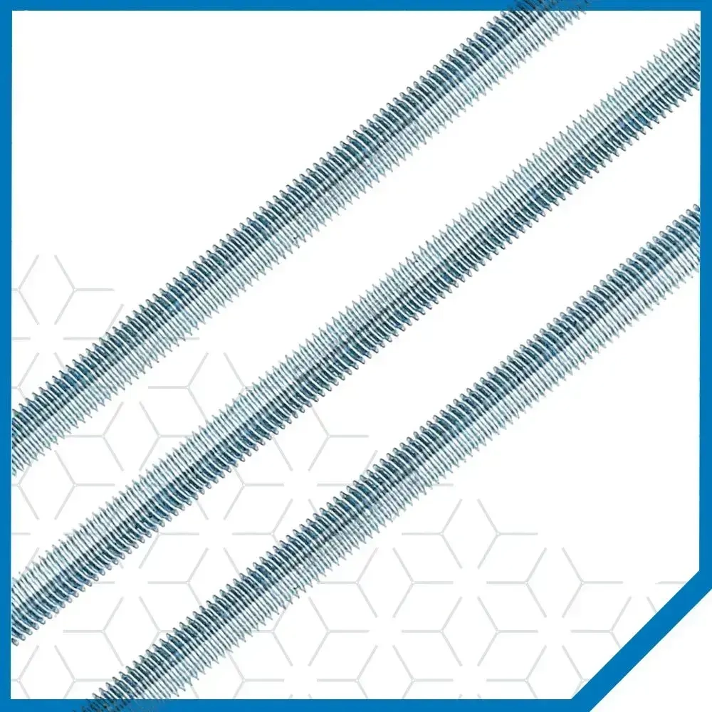 Шпилька (штанга) Стройметиз резьбовая М8х1000, сталь, покрытие - цинк, 1 шт.
