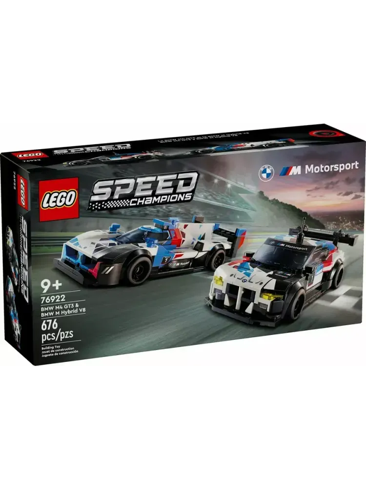 Конструктор Speed Champions 76922 BMW M4 GT3 и M Hybrid V8