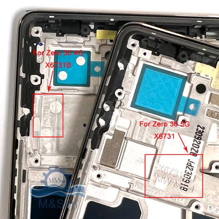 Infinix Zero 30 5G (X6731) / часть корпуса (рамка дисплея) (ORIG-SP)