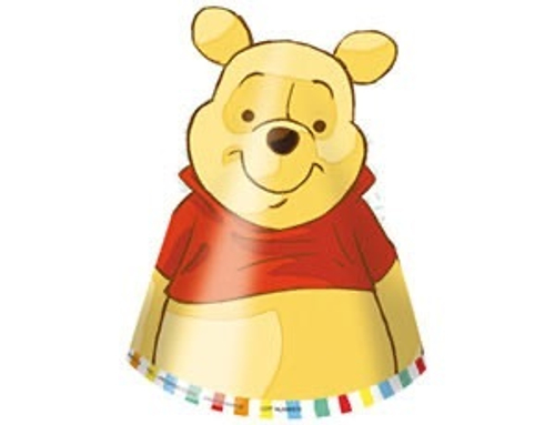 Колпаки 6шт Винни Пух