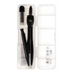 Циркуль-автоматический с запасными стержнями в пластиковом футляре