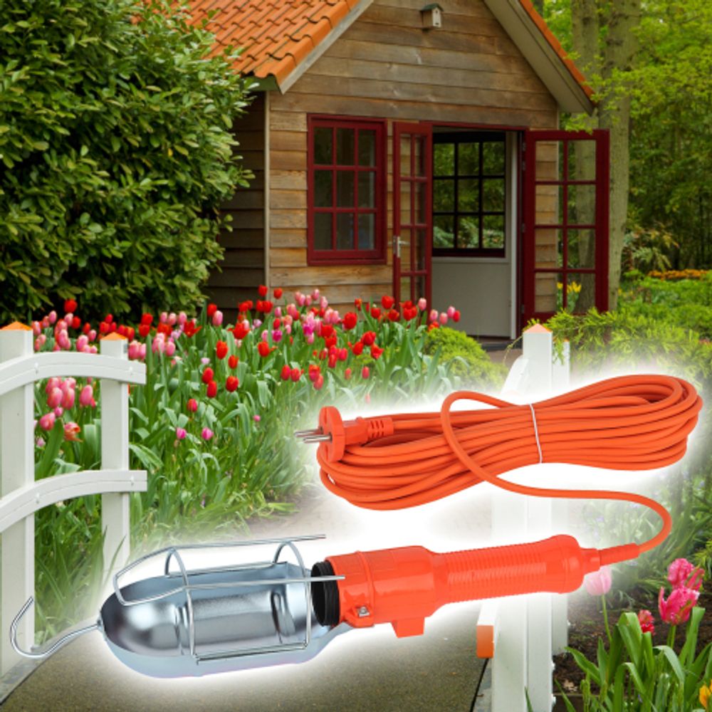 Светильник переносной ЭРА WL-15m с выключателем 15м