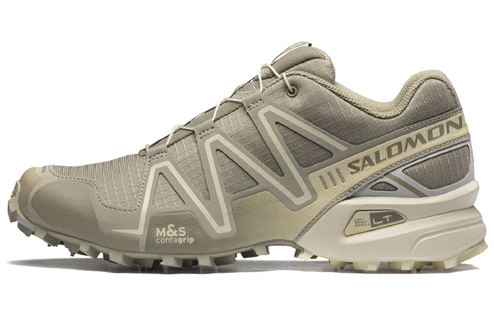 SALOMON Salomon Speedcross 3 Reflect non-slip wear-resistant low-cut outdoor functional shoes for men and women the same khaki