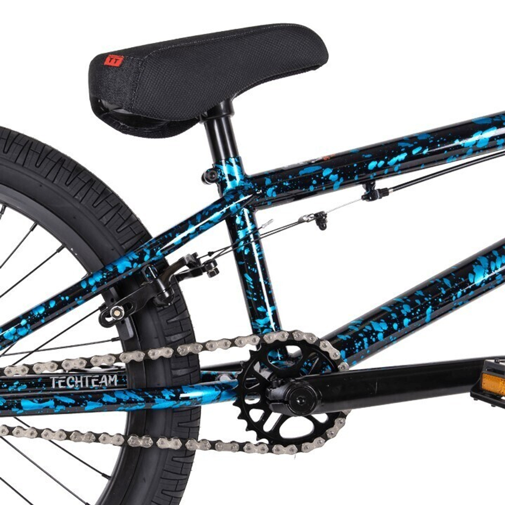 Велосипед BMX Tech Team Grasshopper 20" 2022 сине-черный
