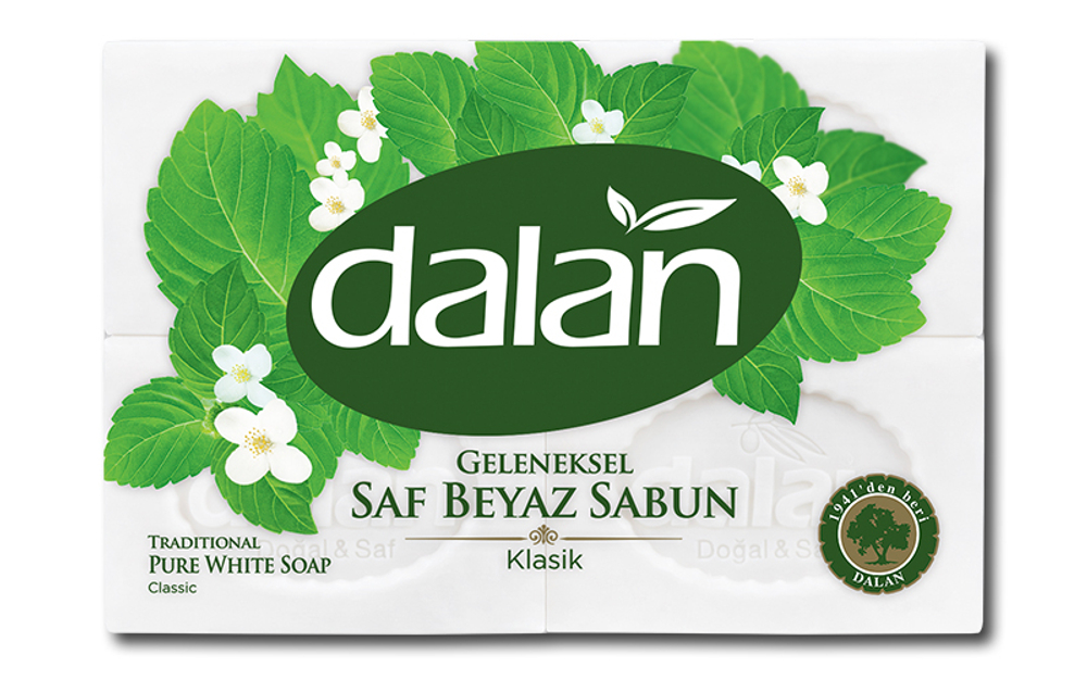 DALAN Белое хозяйственное мыло 4*125г (экопак)