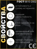 Обои бумажные дуплекс лофт голубые
