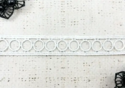 Кружево плетеное, ш. 1,8 см, белый