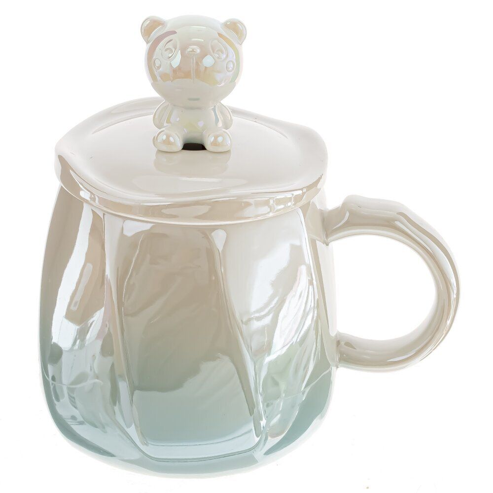 GAEM Кружка с крышкой, 400 мл, L8 W8 H9 см, 4в.