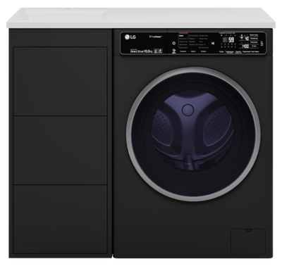 Тумба под раковину Brevita Grafit 40 под стиральную машину (графит)