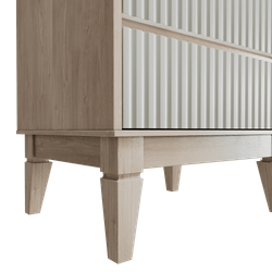 Шкаф распашной Адель - 2, ель/белый