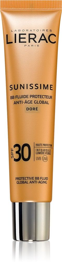 Lierac Sunissime Global Anti-Ageing Care защитный тонизирующий флюид для лица SPF 30