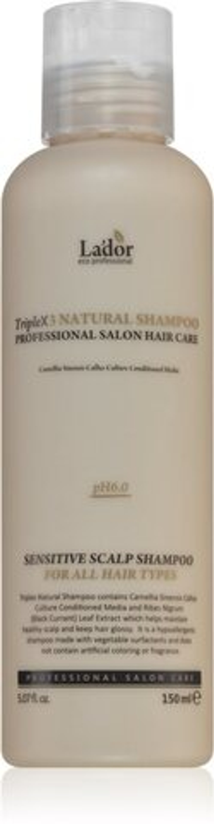 La'dor TripleX - натуральный травяной шампунь для всех типов волос /   150  ml  / GTIN 8809500811008