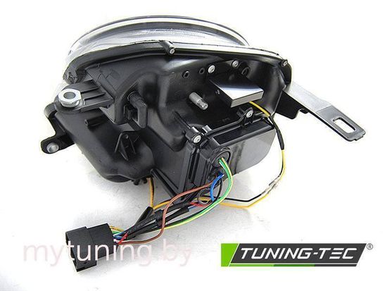 Передние фары TUBE LIGHT BLACK LED для MINI (COOPER) 06-14