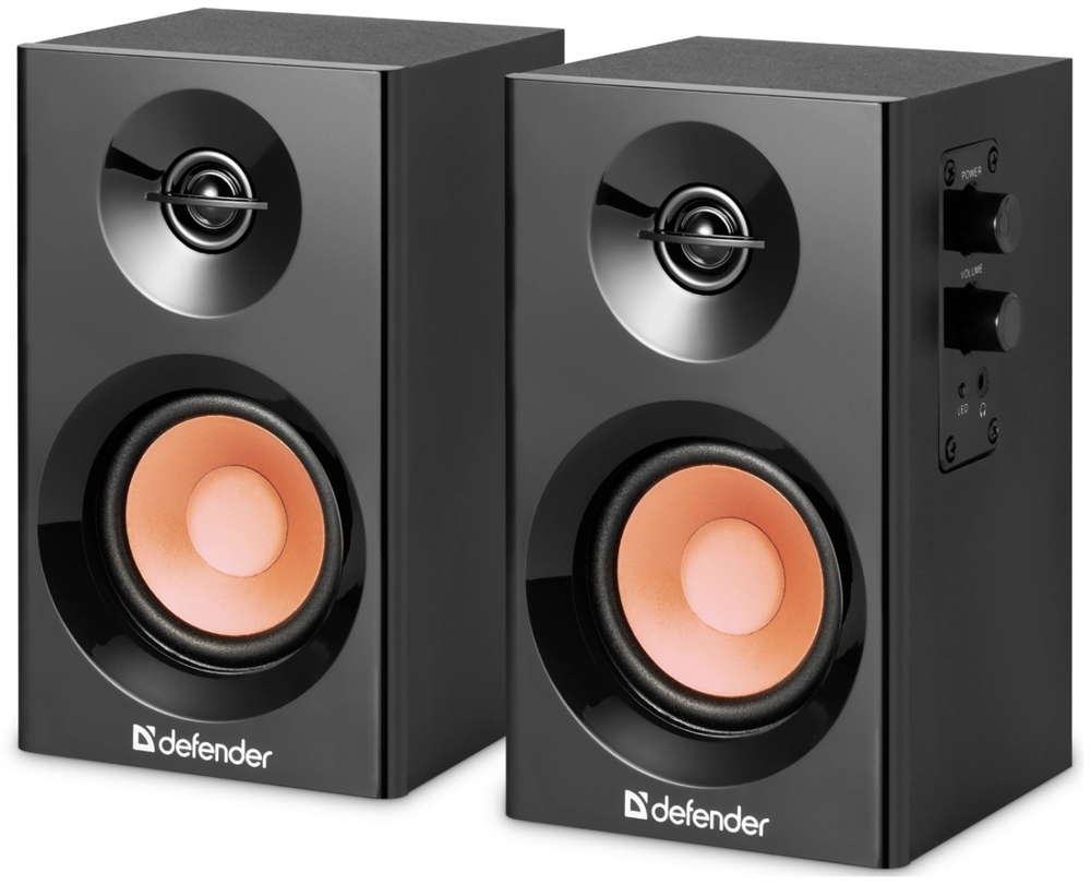 Компьютерные колонки Defender Aurora S12 черный