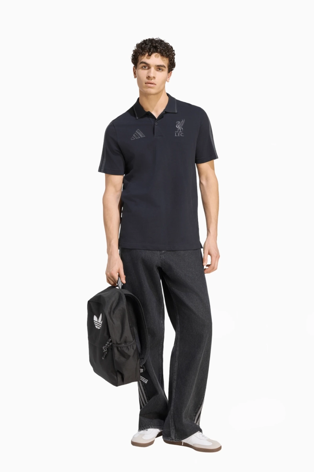 Футболка adidas Liverpool FC 26/27 DNA Polo - черный