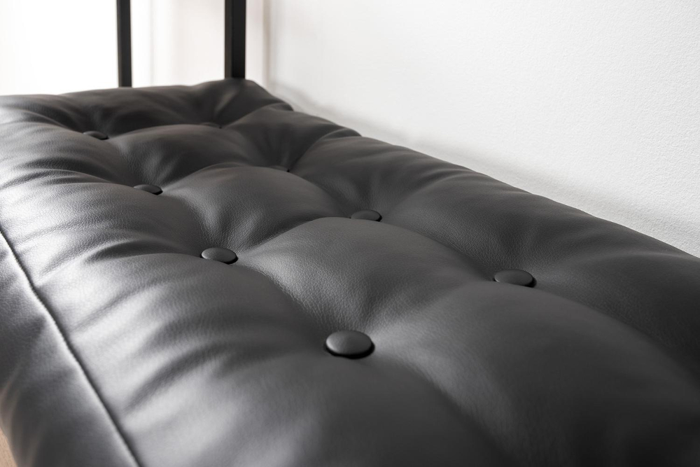 Гранд Прихожая 15.124 N Дуб Крафт табачный, Кожзам HOLST Black