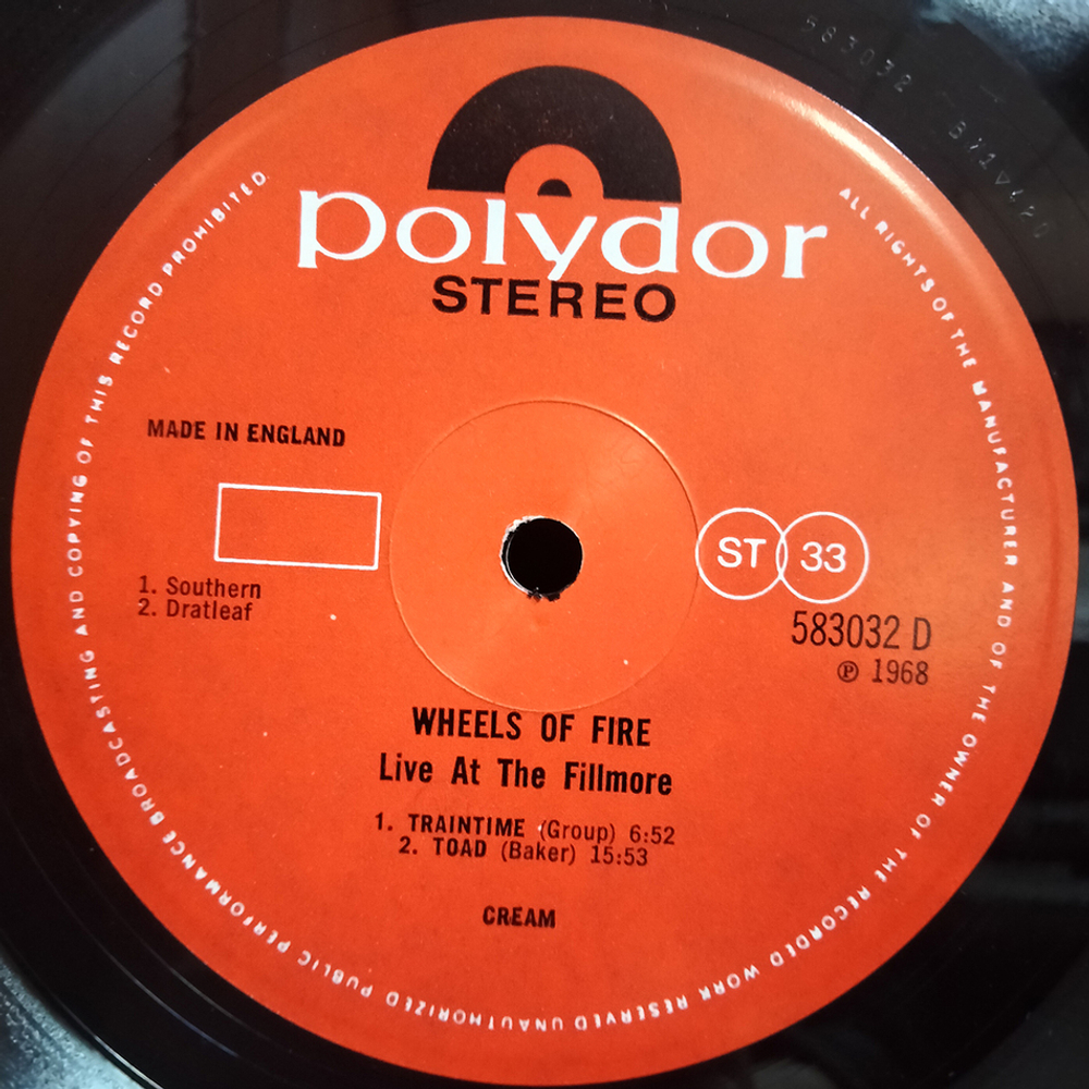 Cream / Wheels Of Fire (2LP)