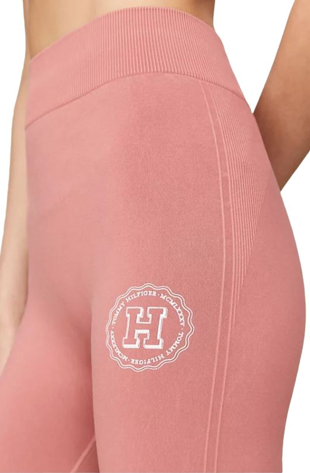 Леггинсы Tommy Hilfiger Sport Varsity Full Length Seamless Leggings - teaberry blossom