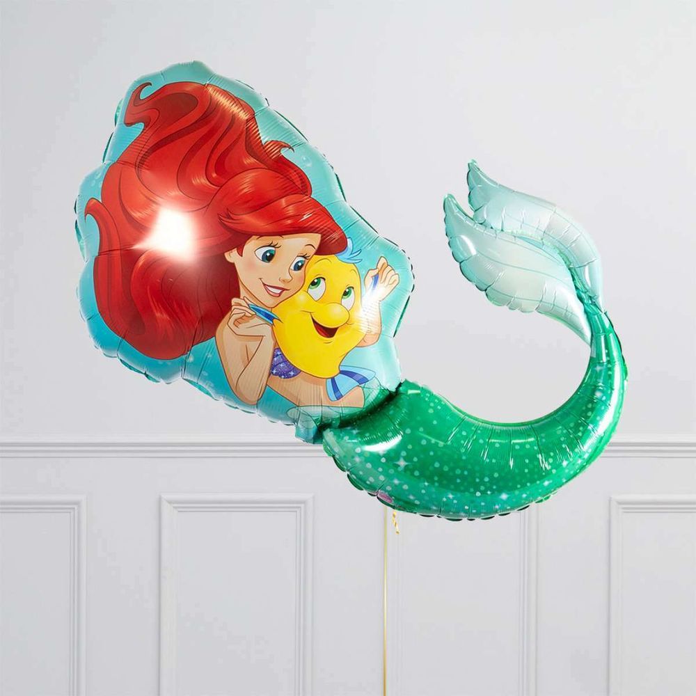 AN Шар фигура Русалочка Ариэль 25"/64 CM W X 32"/81CM H (БГ-39)  Изображение5