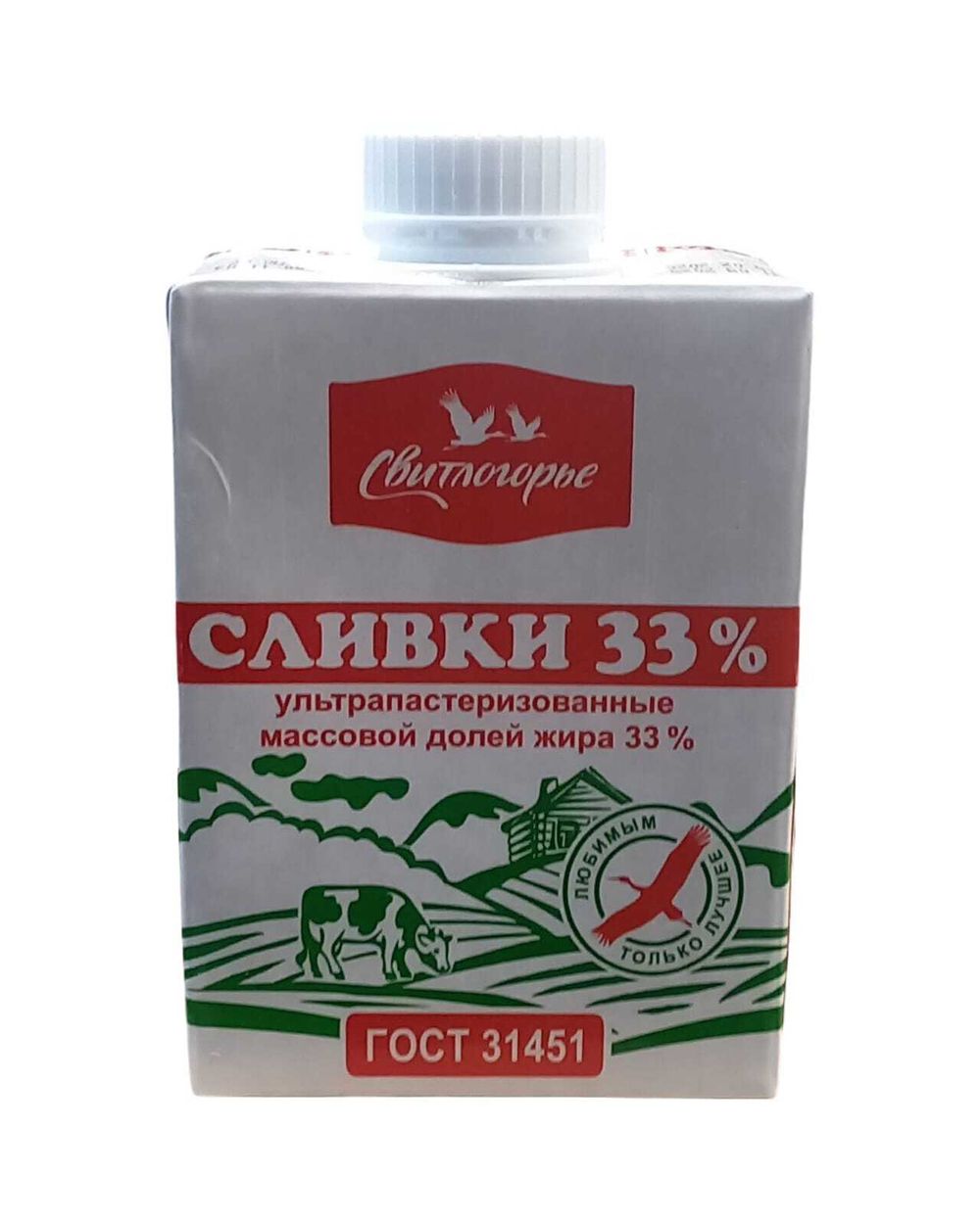 Сливки "Минская Марка" 33% 500г