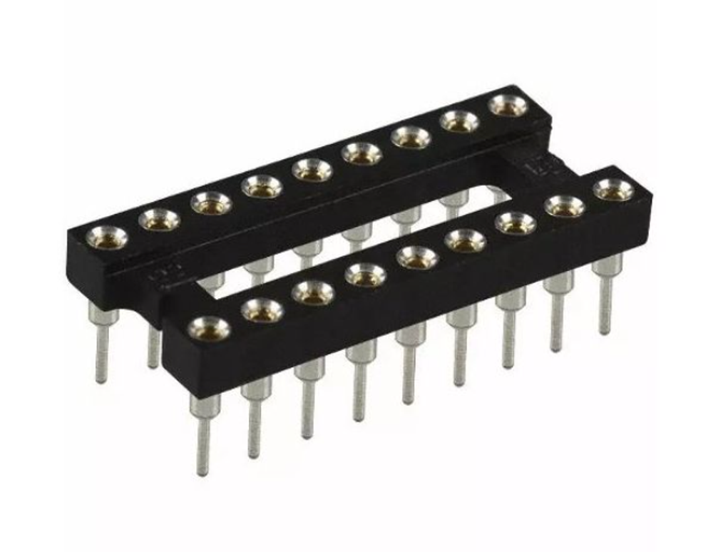 Панелька SCSM-18 цанговая шаг 2,54 на 18 pin