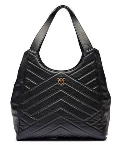 Кожаная сумка-шопер PUZZLE Pinko - черный(104536 A29Y)