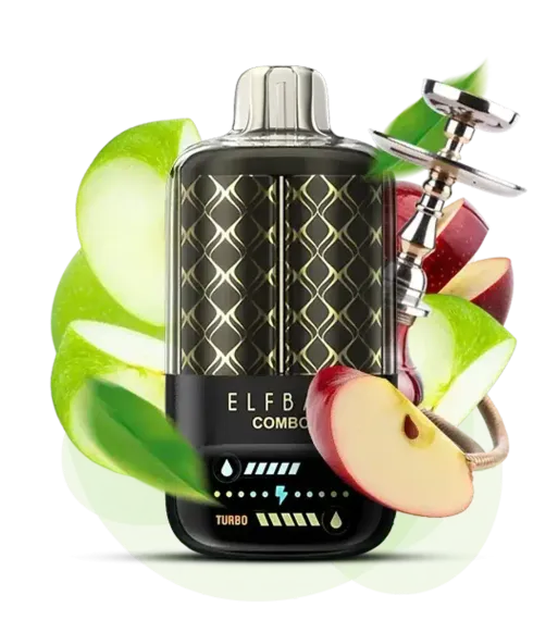 Elf Bar COMBO 25000 - Green Apple Double Apple Shisha (5% nic)